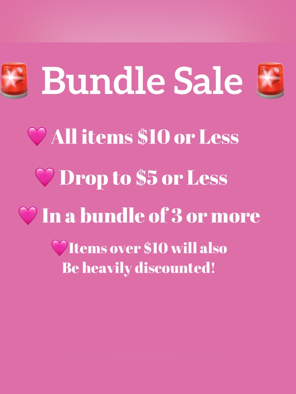Bundle Clearout Sale!!